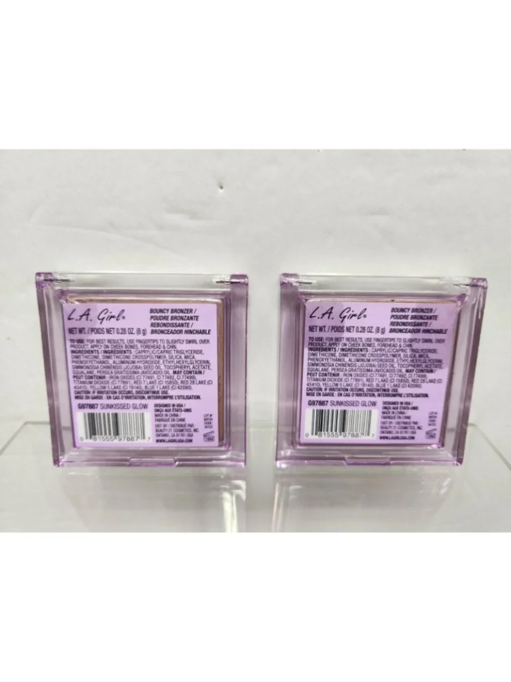 2-Pack L.A. Girl Glow Envy Bouncy Bronzer – Sunkissed Glow